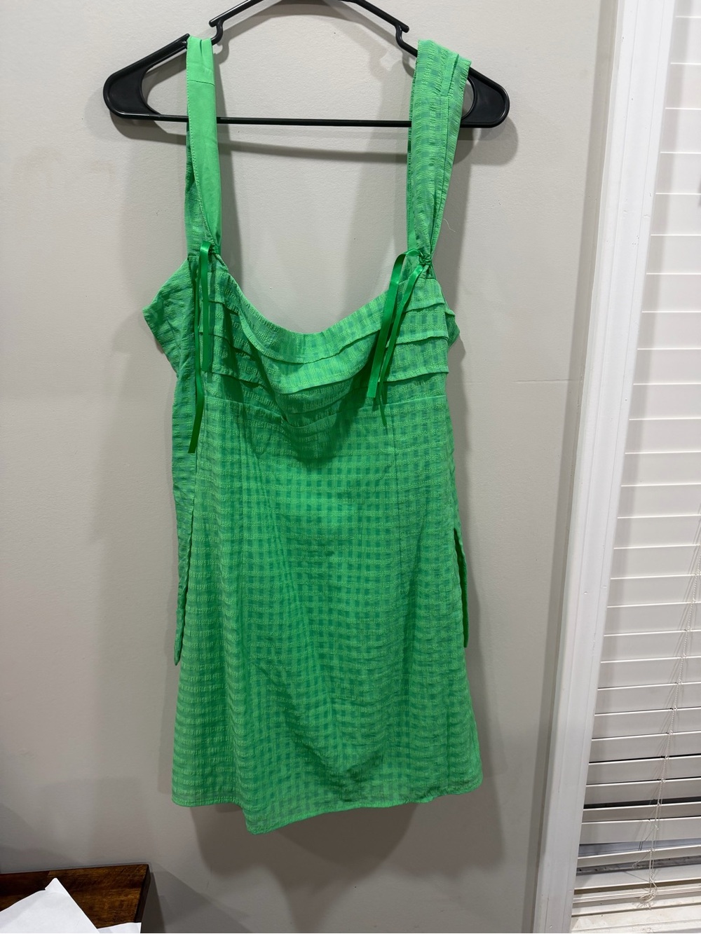 Bright Green Sleeveless Summer Dress